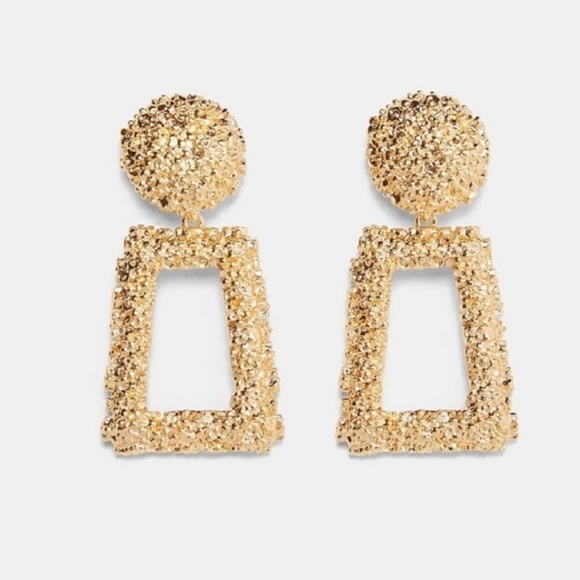 Jewelry - Gold Statement Earrings Zara Style